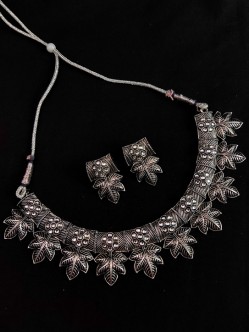 Oxidised Necklace